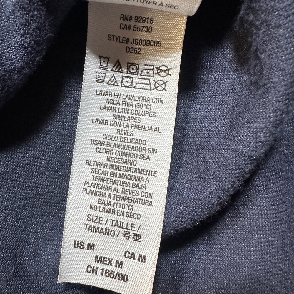 Juicy Couture Velour Full Zip Hoodie Women’s M Navy Blue Cozy Lounge‎ Y2K - Picture 9 of 11